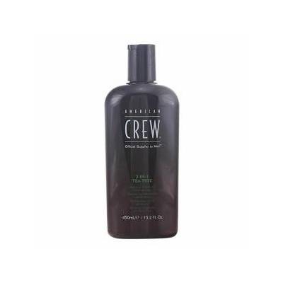 American Crew, 3-In-1 Tea Tree, Tea Tree Oil, Hair Shampoo, Conditioner & Shower Gel 3-In-1, For Moisturizing, 450 ml