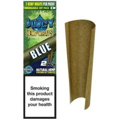 Juicy Jay’s ochucené blunty Hemp Wraps Blue Borůvka 2 ks