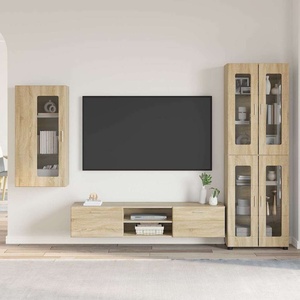 vidaXL Комплект ТВ шкаф FLORIN 3 бр. Сонома дъб Инженерна дървесина (3397946)