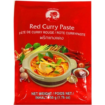 Cock brand thajská červená kari pasta 50 g