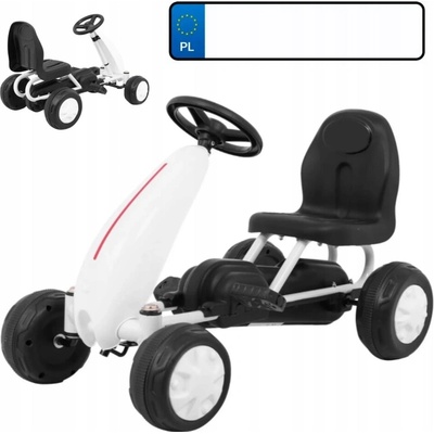 JOKO Šľapacia motokára pre najmenších biela