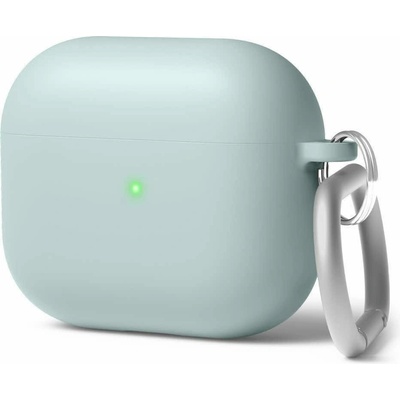elago Защитен калъф Elago AirPods 3 Liquid Hybrid Hang Case, за Apple AirPods 3, твърд силиконов, с карабинер, зелен (EAP3RH-HANG-MT)