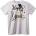 NOONEBRAND Тениска Happy New Year 2024 - 2XL, White