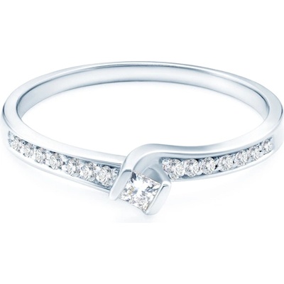 SAVICKI Годежен пръстен savicki: бяло злато, диамант