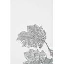 Magic Home Vianočná vetvička 65 cm strieborná