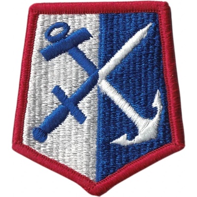 Nášivka US Army Rhode Island National Guard - farebná