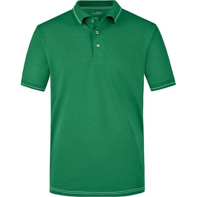 James & Nicholson JN 569 pánske žerzejové elastické polo zelené