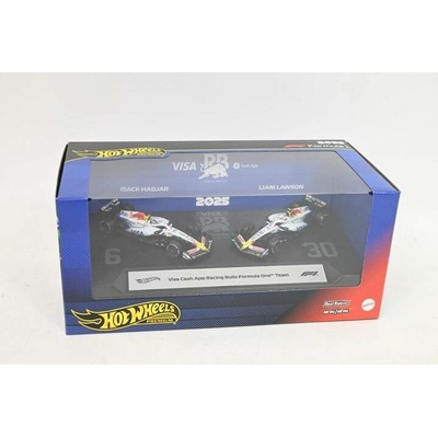 Hot Wheels Premium Formula 1 2025 Visa Cash App Racing Bulls Lawson a Hadjar 1:64