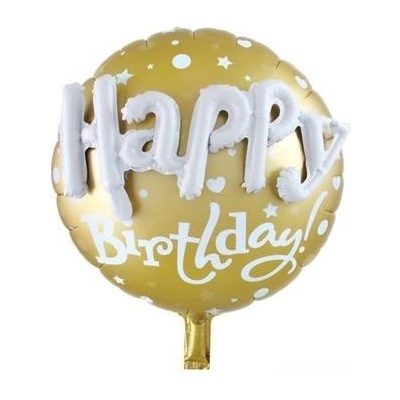 TORO Balónek fóliový 44 cm happy birthday