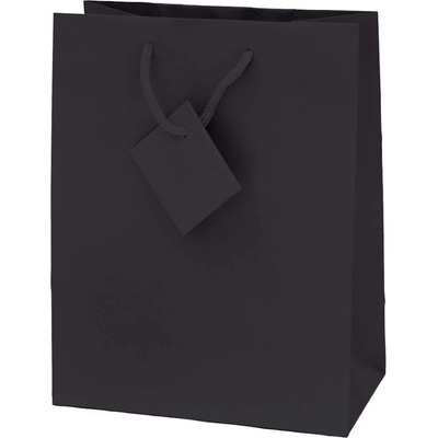 EUROCOM Подаръчна торбичка Mat Jumbo, 33x45.7x10.2cm, черна (25413-А-ЧЕРЕН)