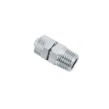 Adler Пневматична муфа с права 1/4 8x6 mm външна резба (0190.60)