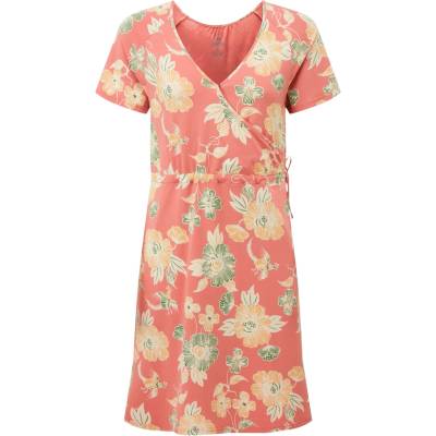 Sherpa Дамска рокля Sherpa Women's Neha Faux Wrap Dress - Floral Brick Dust Floral - размер XS (134-1579-0411)