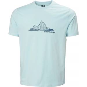 Helly Hansen Мъжка тениска Helly hansen Massif Graphic T-Shirt - Barely Blue (216-7407-0111)
