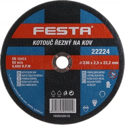 Festa Kotúč rezný 230 x 2,5 x 22,2 mm 22224