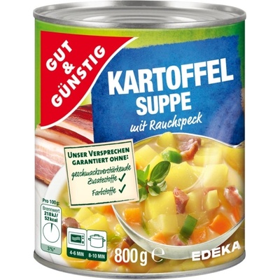 G&G bramborová polévka s uzenou slaninou 800g