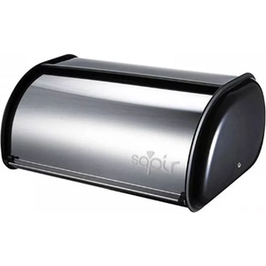 Sapir КУТИЯ ЗА ХЛЯБ sapir sp-1225-bb , д. -44см. /ш. -27см. /в. -18см. /0.3мм , неръждаема стомана, Черен (1225100020)