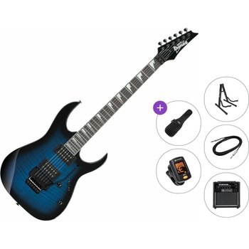Ibanez GRG320FA-TBS Premium SET Transparent Blue Sunburst Електрическа китара