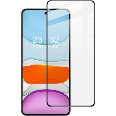 Удароустойчив стъклен протектор марка IMAK за Realme 14 5G - с черна рамка