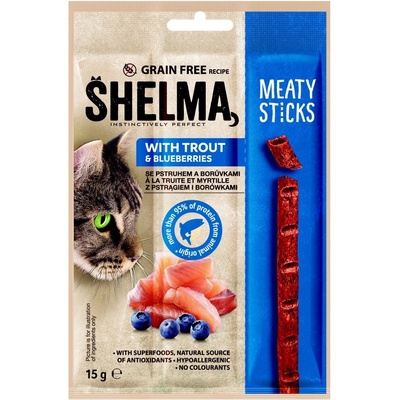 Shelma Sticks se pstruhem a borůvkami GF 15 g