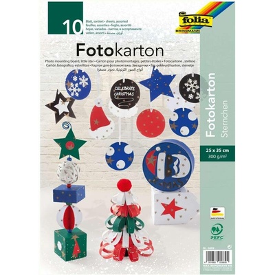 Papír na scrapbooking B4 300g/m2 10ks