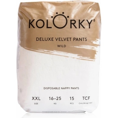 Kolorky Deluxe Velvet Pants Wild XXL 16-25 kg 15 ks