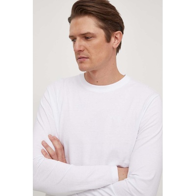 Pepe Jeans Памучна блуза с дълги ръкави Pepe Jeans в бяло с изчистен дизайн (PM509219)