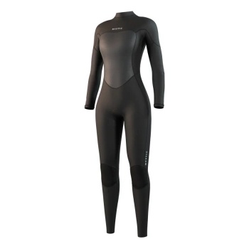 Mystic Дамски неопрен Mystic Brand Fullsuit 3/2mm Flatlock със заден цип в черно (35000.250060)