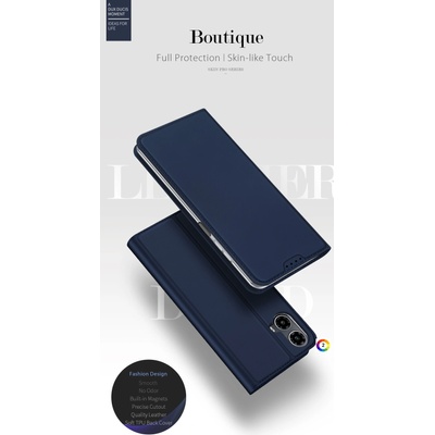 Motorola Moto G34 5G DUX DUCIS Кожен Калъф и Протектор