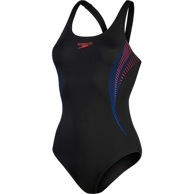 Speedo Бански костюм Speedo Women's One Piece Swimsuit - Black/Red