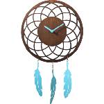 NeXtime Стенен часовник Dreamcatcher естествено дърво (3114br)