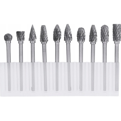 10 KS ROTAČNÝCH PILNÍKOV NA KOV FRÉZY 6MM x 3MM