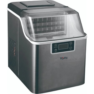 Oliver voltz Ледогенератор Oliver Voltz OV51447D, 170W, 22кг/24ч, 3.2 л, 24 квадратни кубчета за цикъл работа, Инокс (55OV51447D) - technomall Ледогенератор