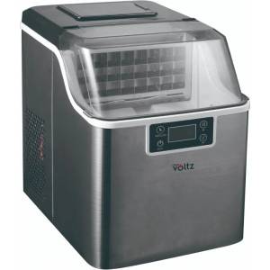 VOLTZ Ледогенератор Oliver Voltz OV51447D, 170W, 22кг/24ч, 3.2 л, 24 квадратни кубчета за цикъл работа, Инокс (55OV51447D) Ледогенератор
