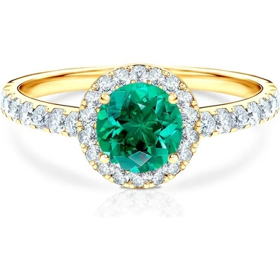 SAVICKI Годежен пръстен This is Love: злато, смарагд