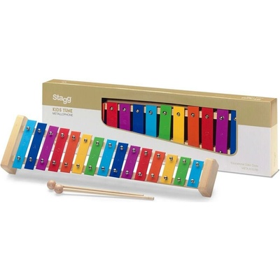 Stagg META-K15 RB, metalofon/xylofon, 15 barevných kamenů