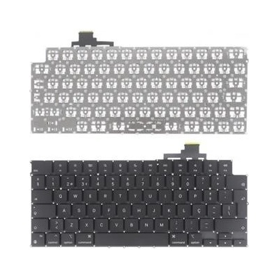 Klávesnice pro Apple MacBook Air M2 Retina 13,6" 2022 A2681, UK rozložení kláves, zahnutý enter