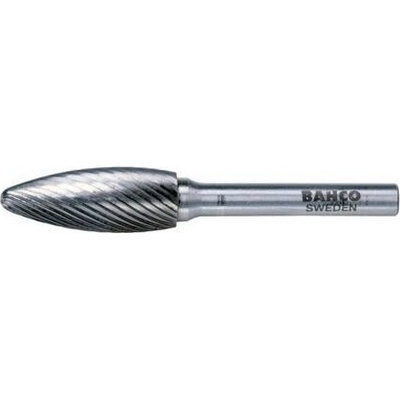 Bahco Rotační frézka z tvrdokovu – plamen – 10x25 mm, střední/křížový sek - BA-H1025M06X