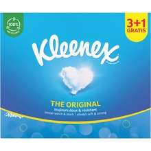 Kleenex Original papírové kapesníčky v krabičce 3-vrstvé 4 x 80 ks