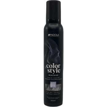 Indola Color Style Mousse 200 ml полутрайна боя Pearl Grey