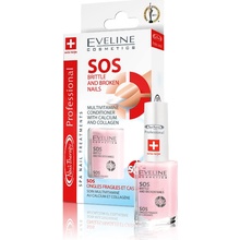 Eveline Cosmetics lak výživa s vápnikom a kolagenom SOS 12 ml