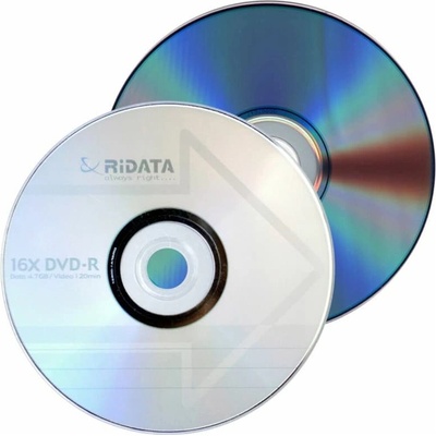 RiDATA Оптичен носител DVD-R, 4.7GB, RiDATA RID006, 16X, 10бр (RID006)