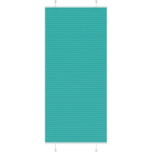 vidaXL Плисирана щора, петролно зелена, 100x200 см, ширина на плата 99, 4 см, полиестер (4015415)
