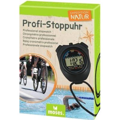 Moses Mojžíš. Profesionální stopky Expedition Natur, digitální stopky pro děti, hodinky pro sport a volný