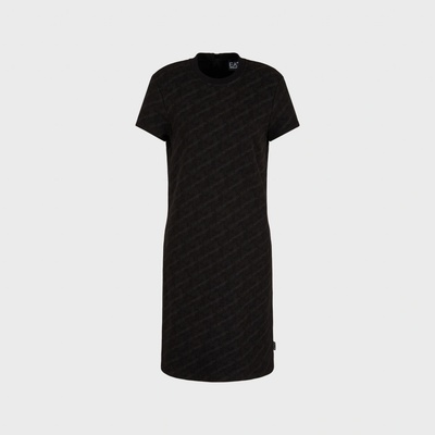 EA7 Emporio Armani Train Graphics Series W Dress SS 3DTA53TJUAZ1200 čierna