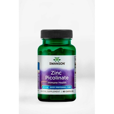 Swanson Pikolinát Zinku 22 mg 60 kapsúl