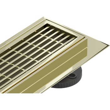 Mexen Flat 360° M33 въртящ се линеен отток 70 см, златен - 1533070-40 (1533070-40)