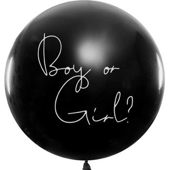 PartyDeco Balón Boy or Girl Girl