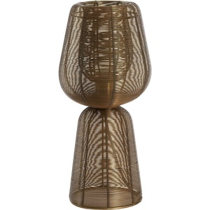 Light & Living Метална настолна лампа в бронзов цвят (височина 42 cm) Aboso - Light & Living (1883318)