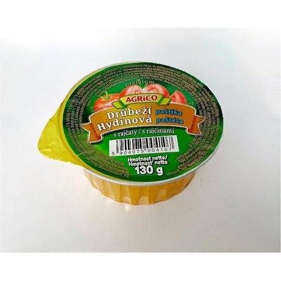 Agrico Premium hydinová paštéta s rajčinami 130 g