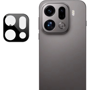 Techsuit Протектор за камера за Oppo Find X9 Pro - Techsuit Full Camera Glass - Черен